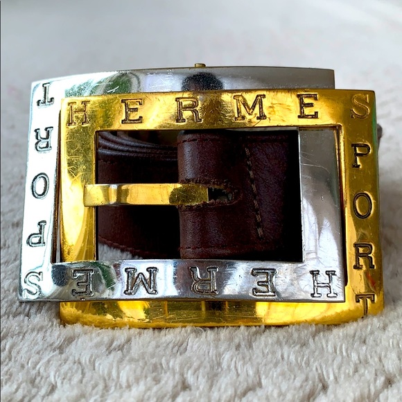 Hermès Leather Belt